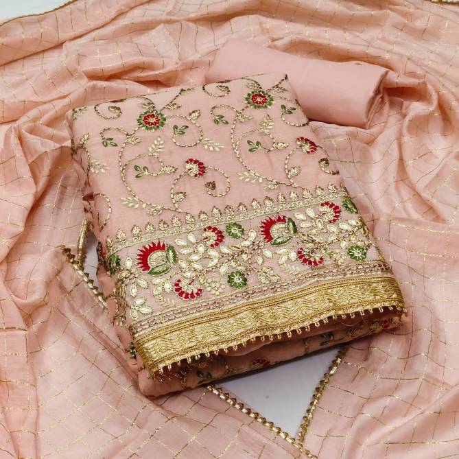 Kashmiri Color Set Matching Dress Material Catalog